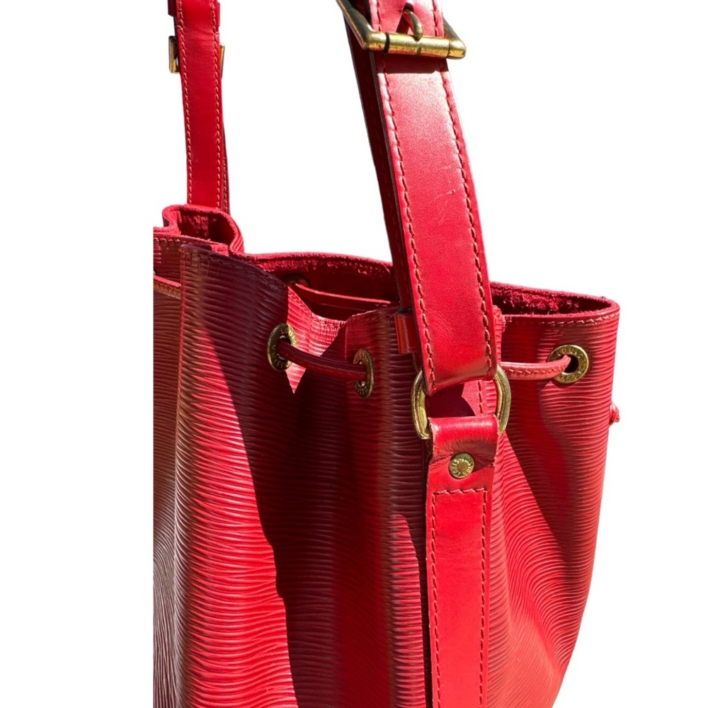 Louis Vuitton Red Epi Leather Petit Noe - Picture 12 of 14